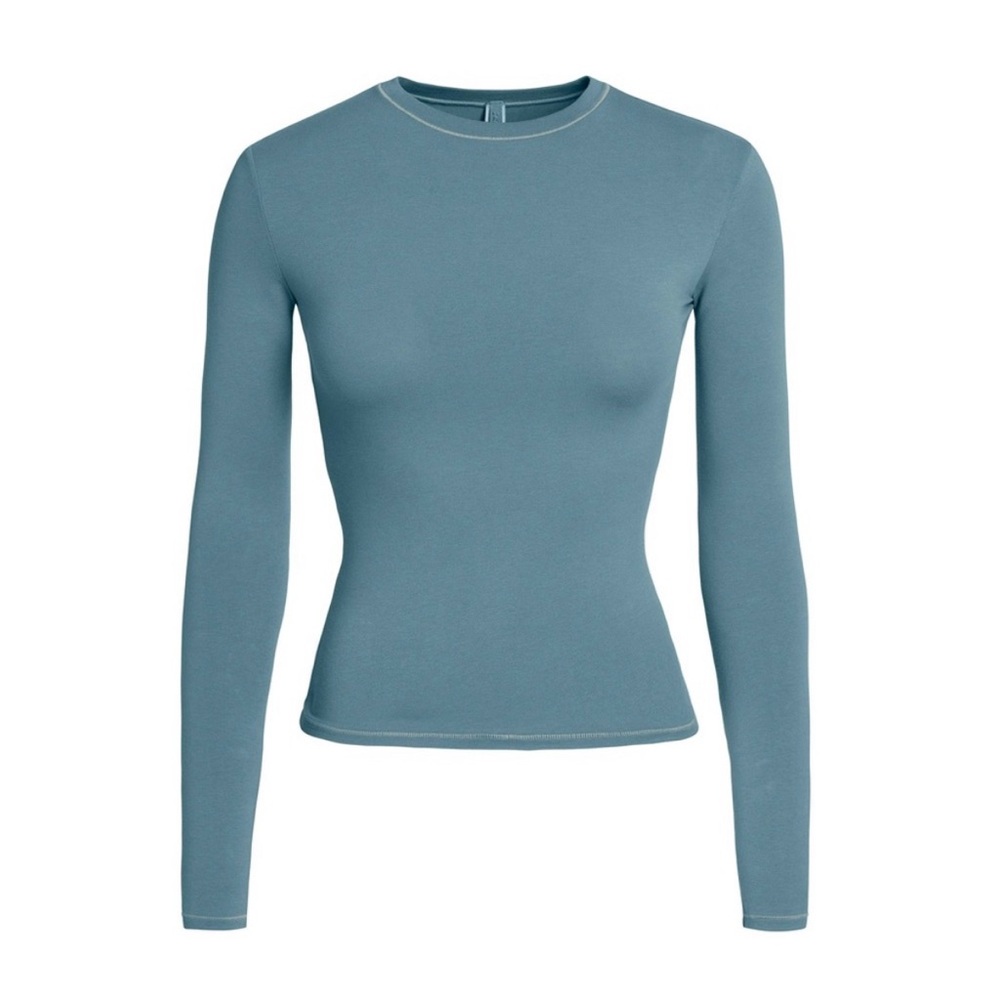 SKIMS Long Sleeve Tee - Blue